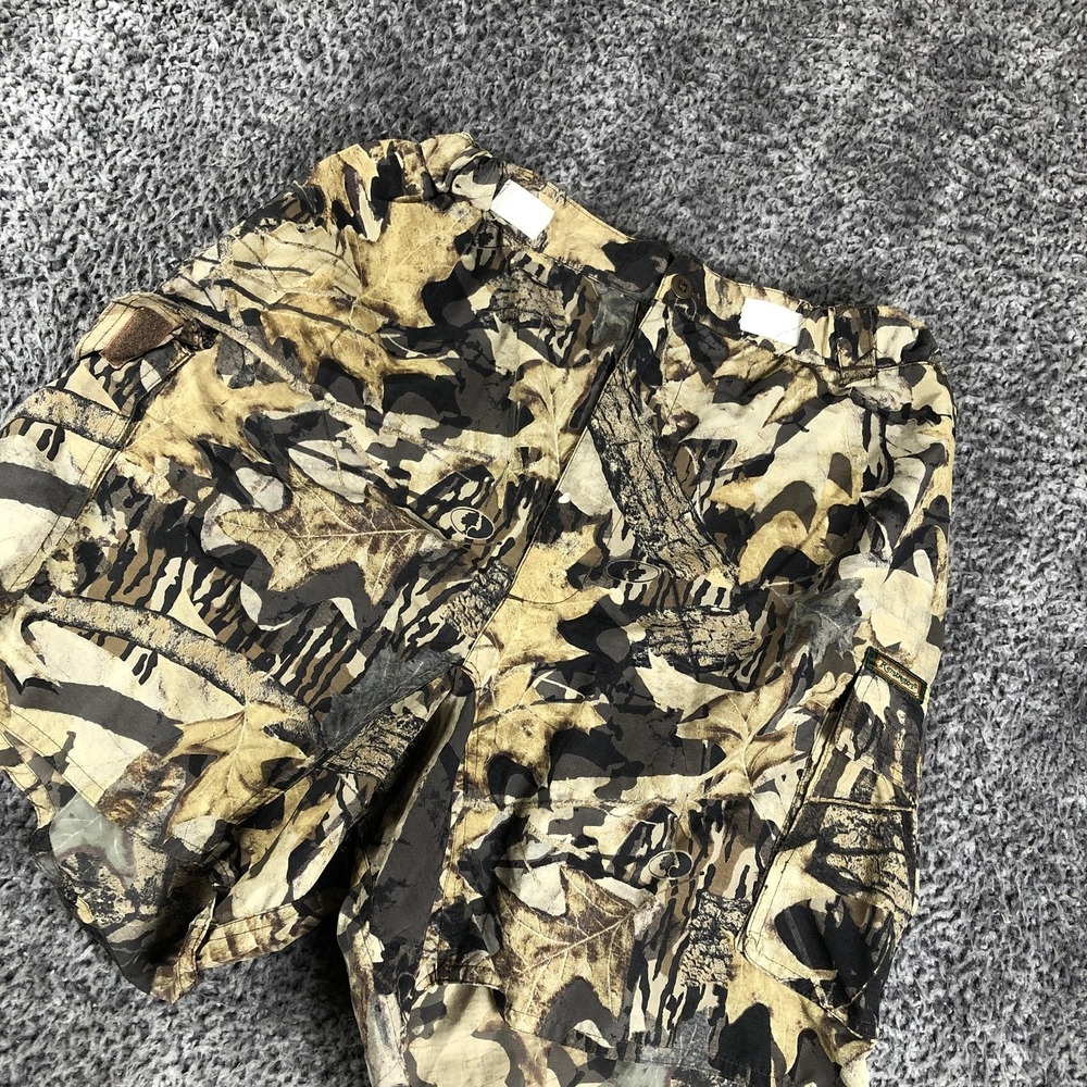 Remington Shorts Mens Large Brown Camo Cargo 8" Inseam Outdoor Hiking Hunting
